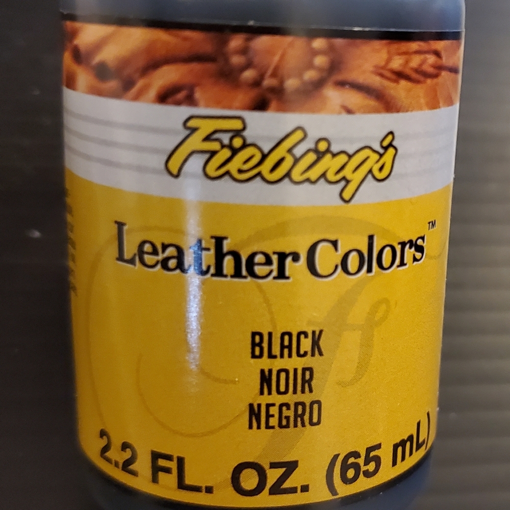 *NEW* Fiebing's Leather Color Black 65mL